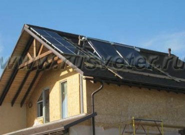Солнечная электростанция для частного дома.