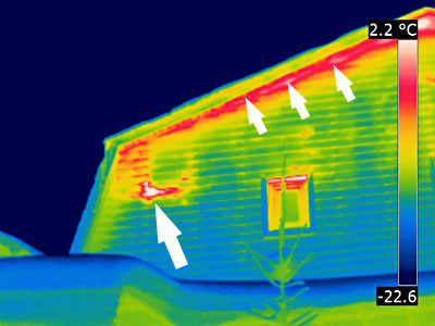 тепловизионное обследование дома и крыши